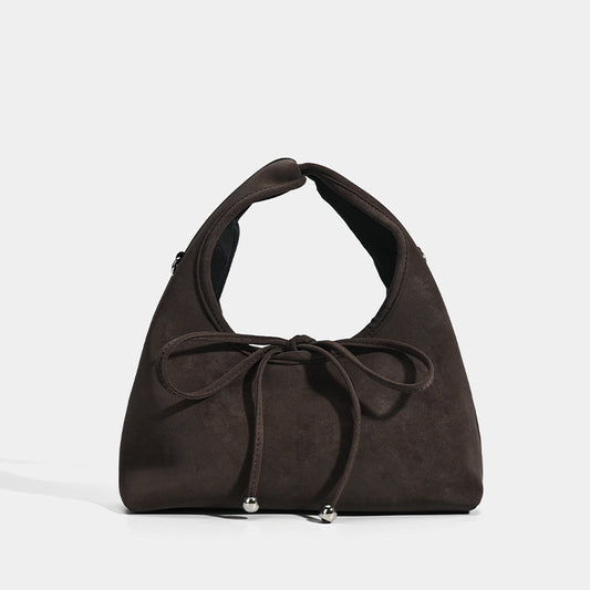 Women's Drawstring Design Underarm Minority Simple Fashion Women's Handbag