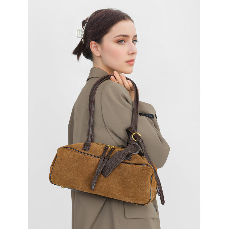 Women's Niche Bowling Genuine High Sense Boston Women's Leather Bag