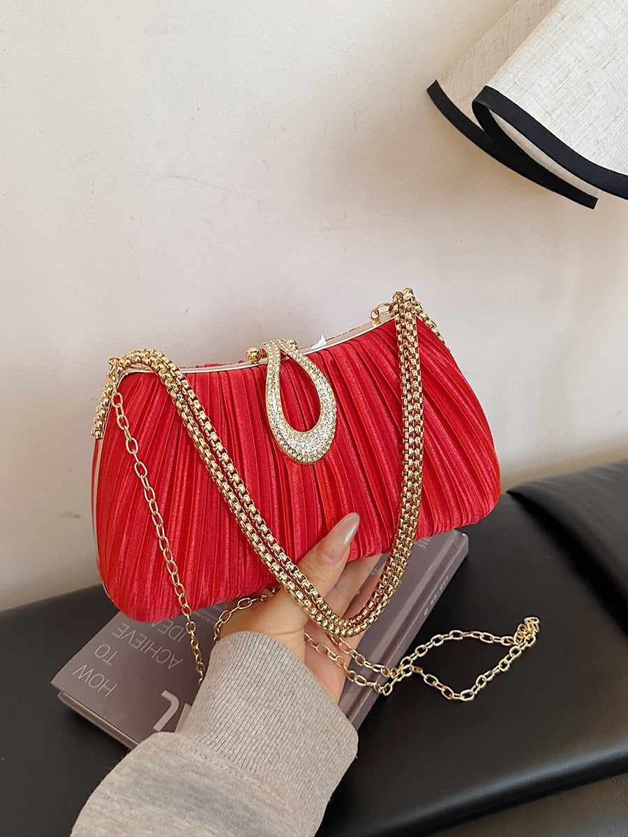 Exquisite Chain Fashionable High-grade Western Style Women's Messenger Bag