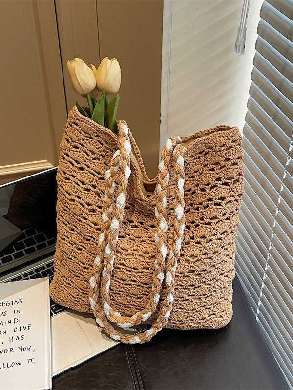 Women's Bohemian Style Woven Hollow Western Lace Fashion Bags