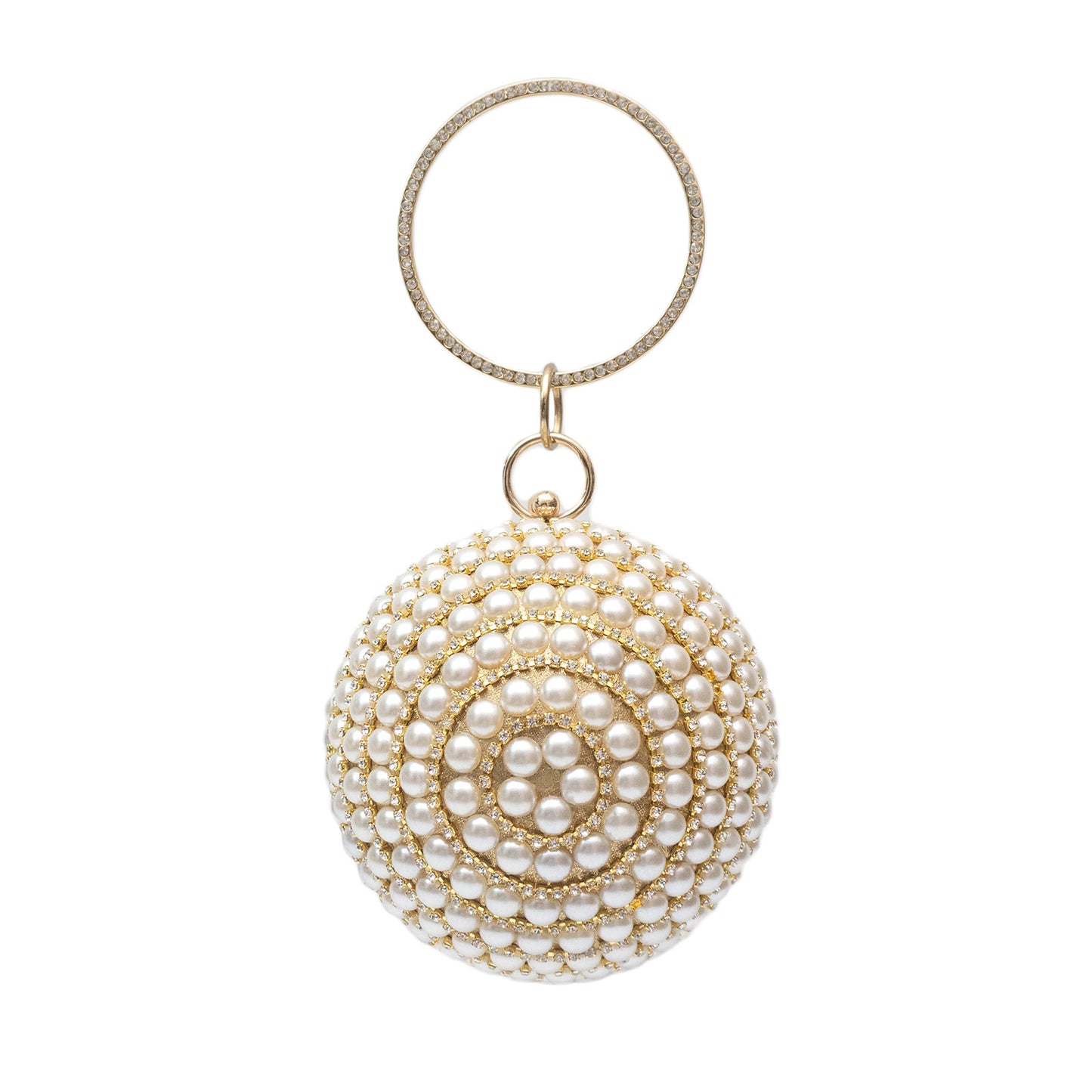 Quality Diamond Handmade Beaded Spherical Bracelet Banquet Bags
