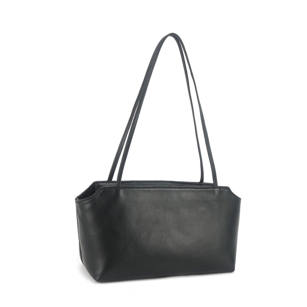 Minimalist Easy Matching Inside Outside Lambskin Women's Shoulder Bag
