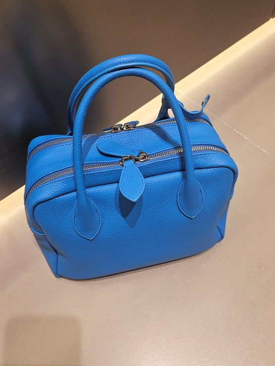 Women's Simple First Layer Cowhide Wide Strap Women's Leather Bag