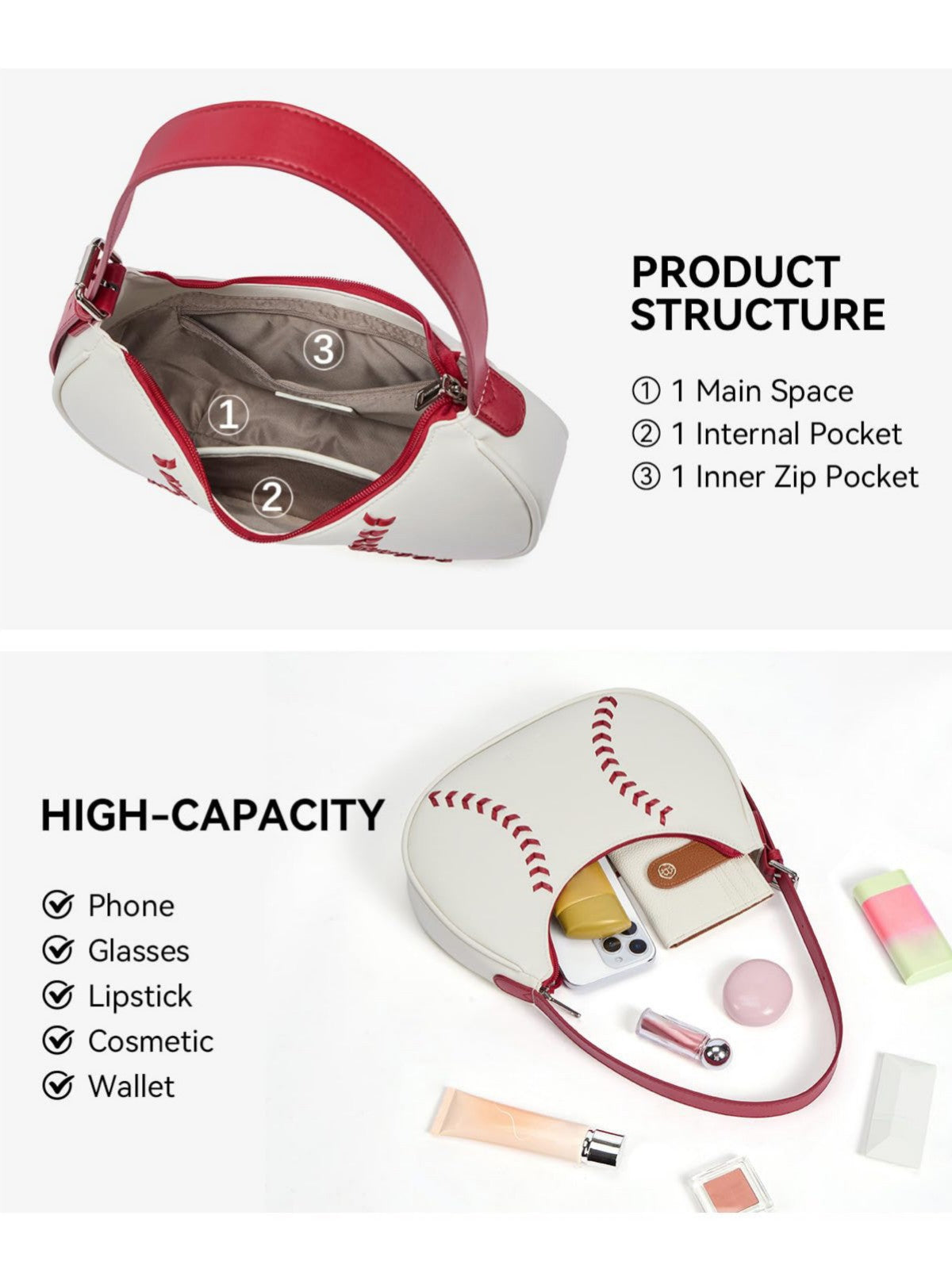 Attractive Wind Mobile Summer Design Underarm Women's Handbag