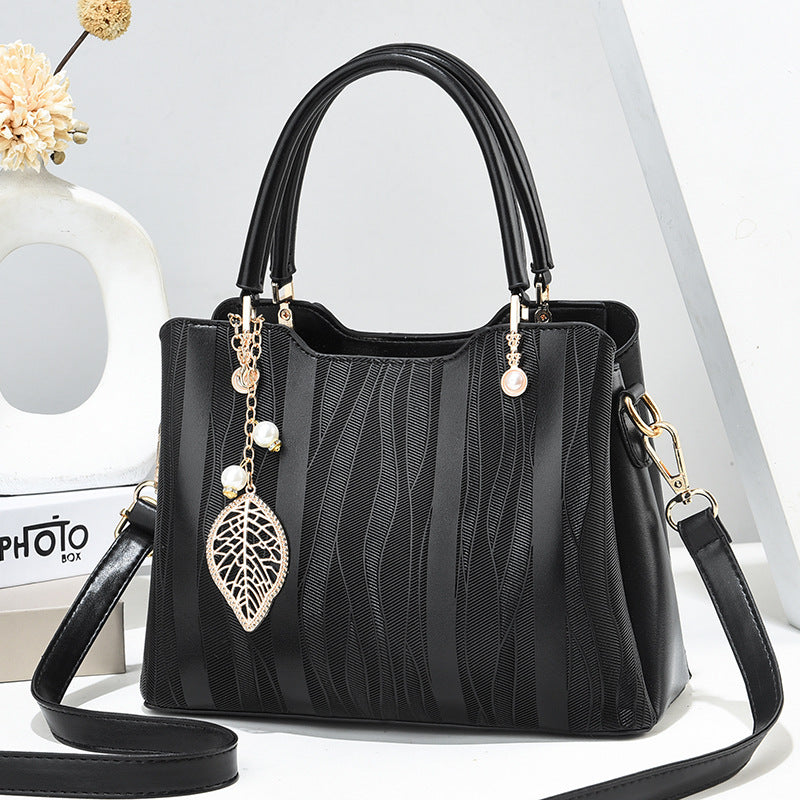 Women's Simple Western Style Korean Fashionable Large Capacity Women's Handbag