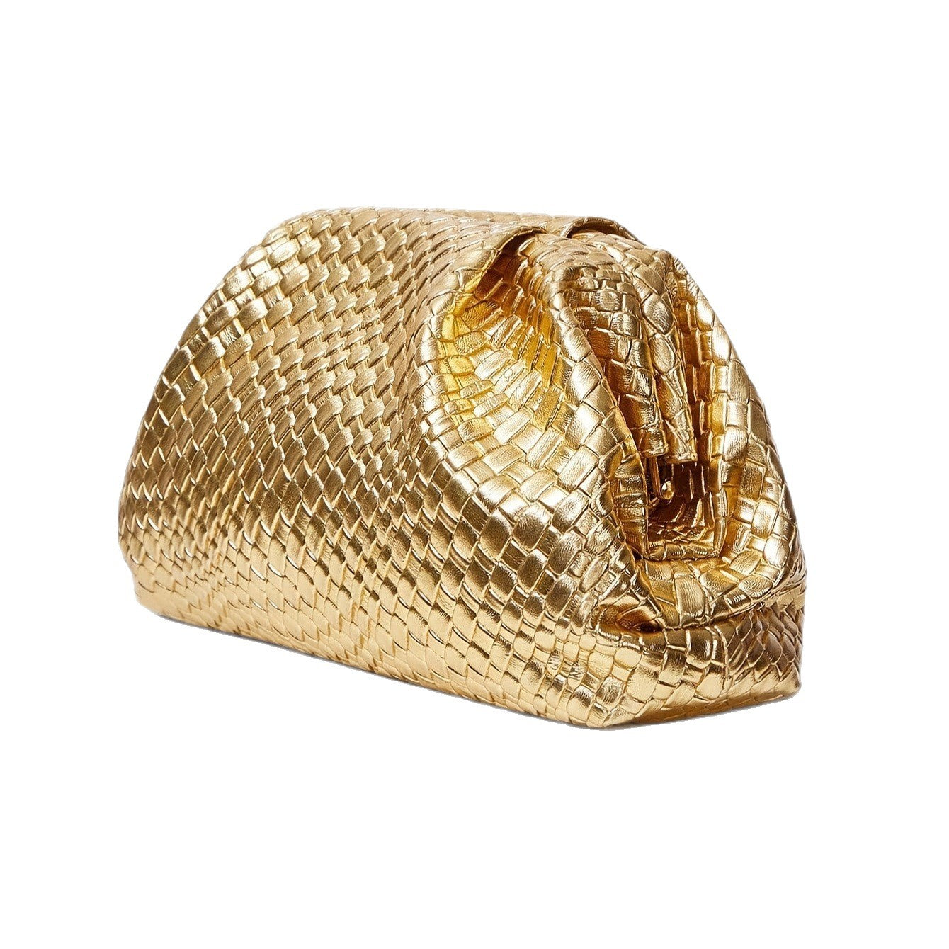 Large Capacity Woven Clutch Simple Elegant Business Commuter Shoulder Bags