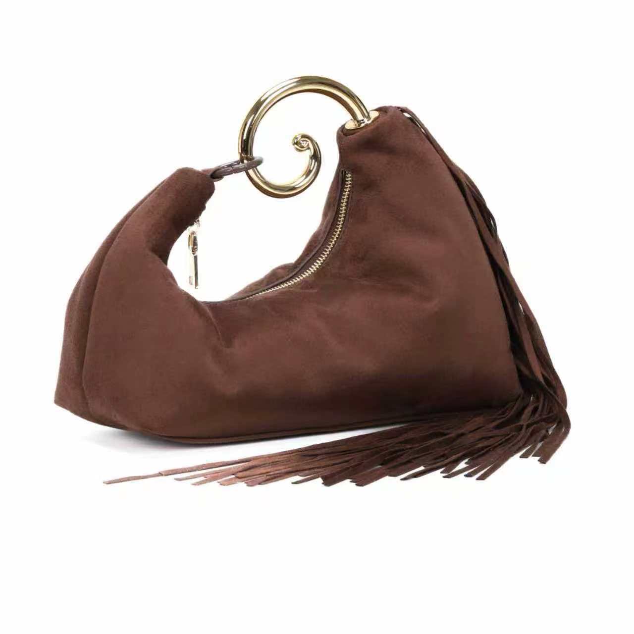 Women's Retro Tassel Advanced Texture Fashionable Elegant Dinner Bag