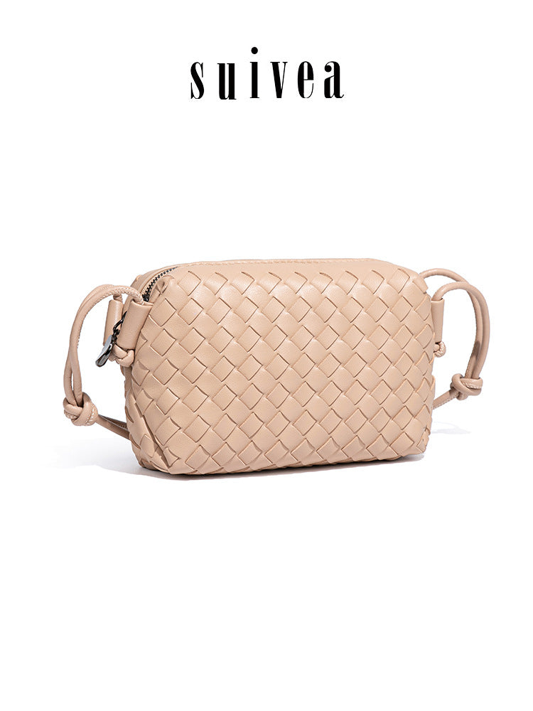 Women's Hand-woven Box Pillow String For Small Square Bag