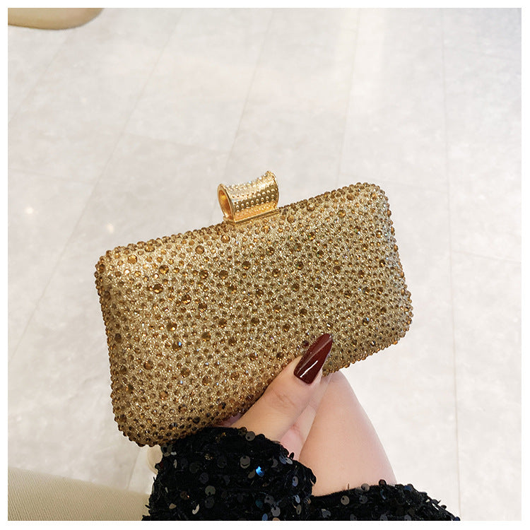 Women's Banquet Hot Drilling Luxury Rhinestone Clutch Dinner Bag