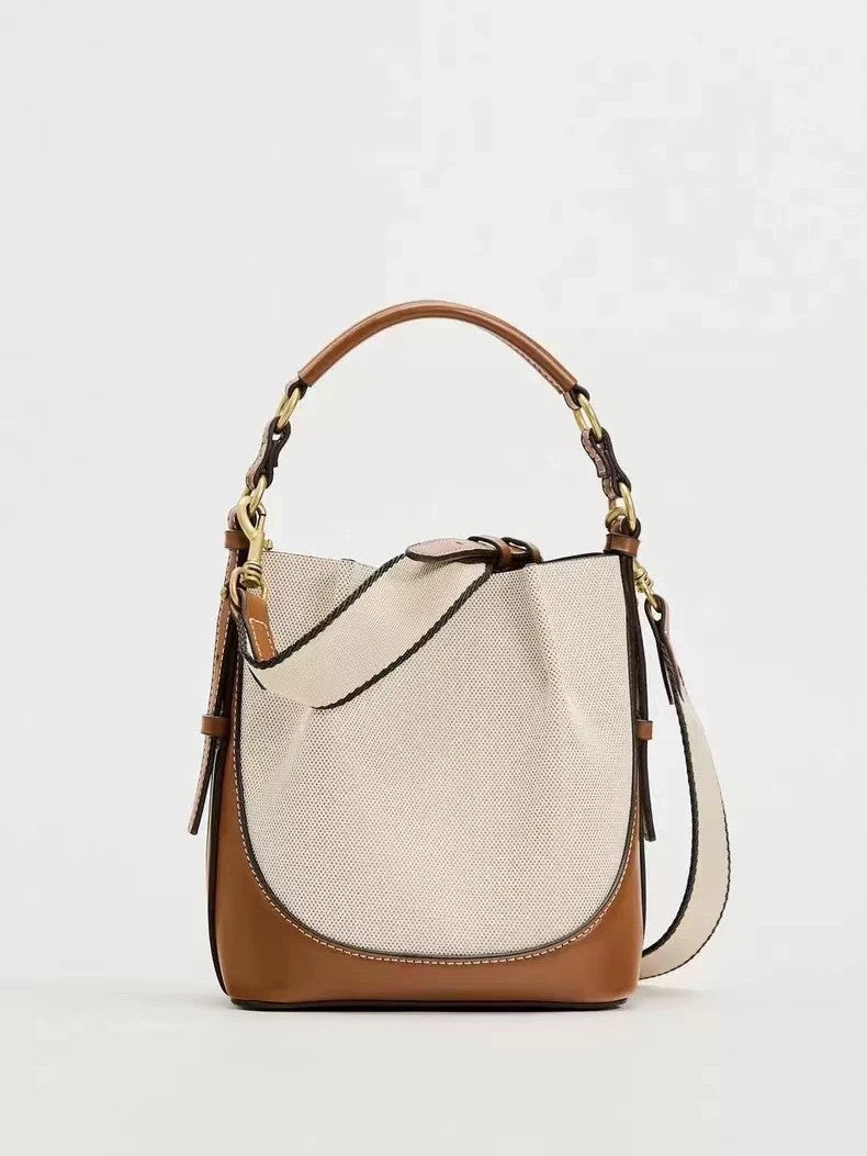 Women's Z Niche Design Fashion Drawstring Canvas Women's Messenger Bag