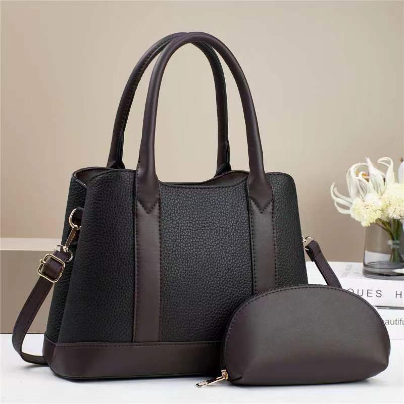 Stitching Mother Contrast Color Fashion Trendy Small Square Bag