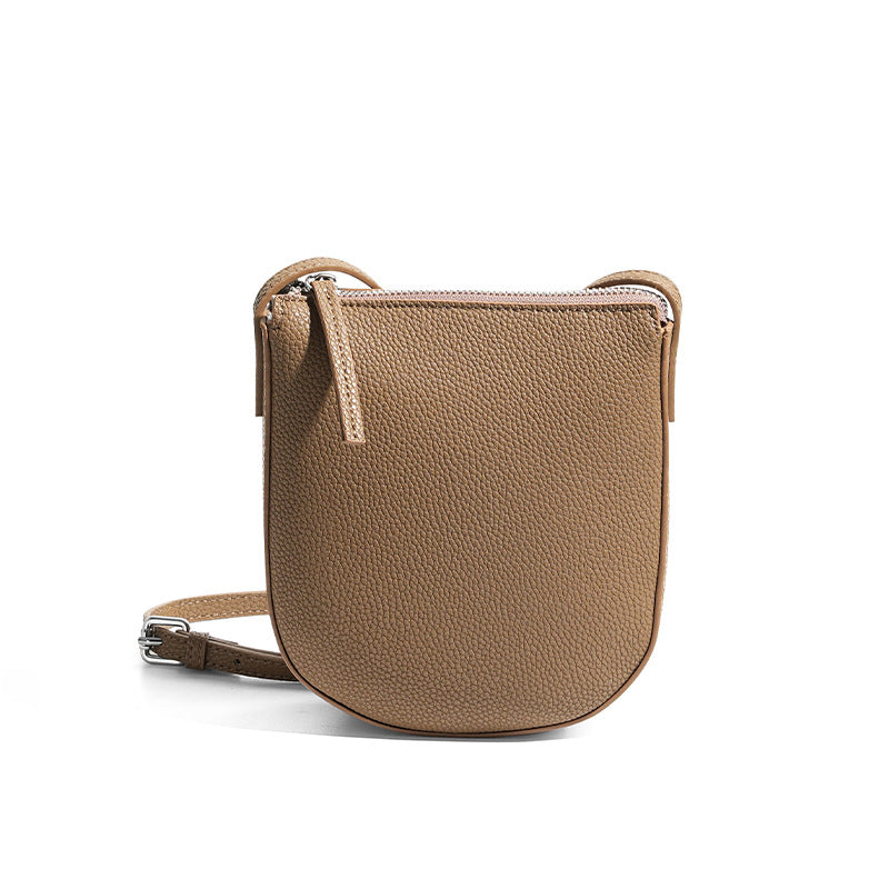 Women's Niche Genuine Leather High-grade Mobile For Women's Messenger Bag