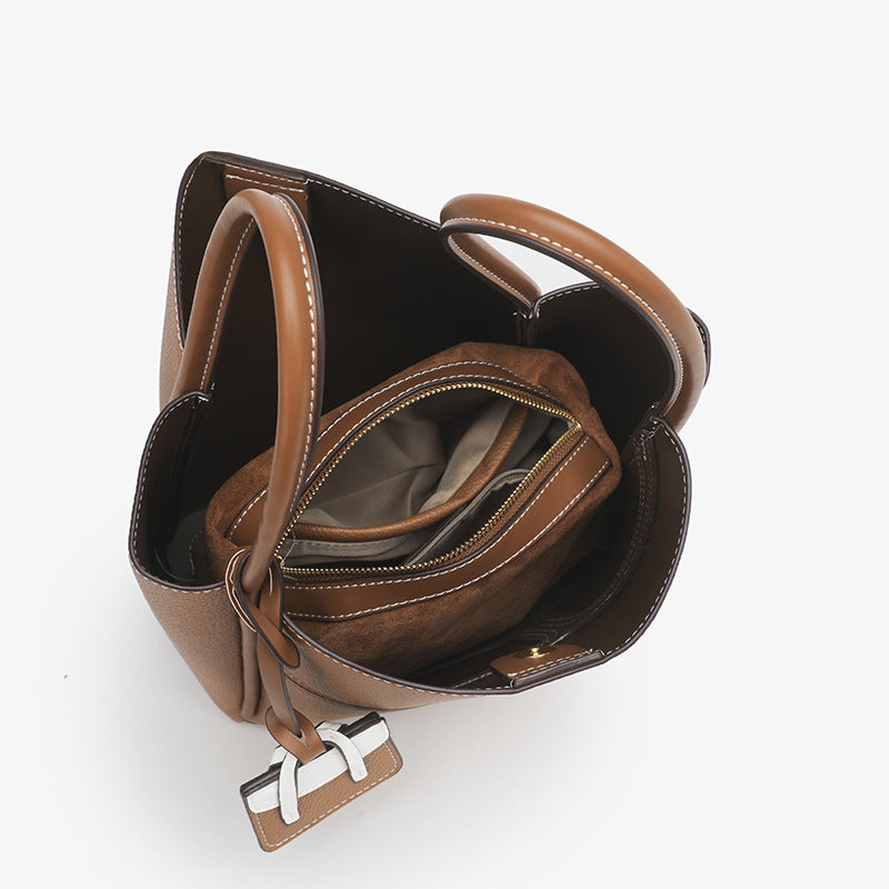 Women's High-grade Underarm Leather Large Capacity Totes Women's Shoulder Bag