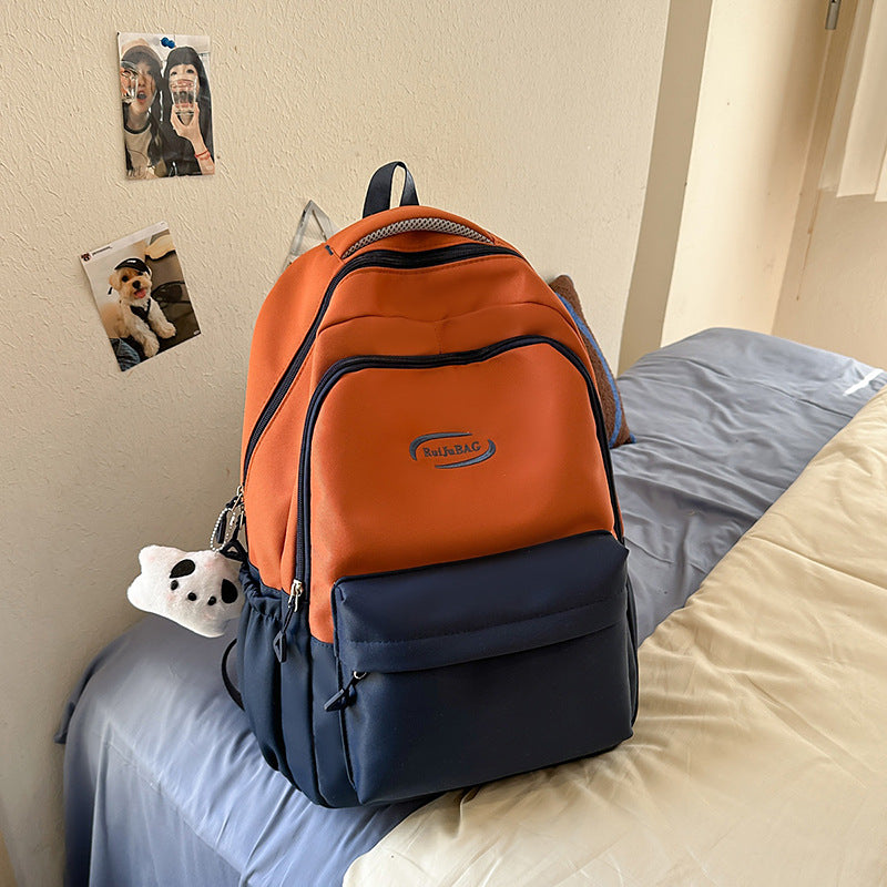 Women's & Men's Korean Preppy Style Large Capacity Portable Burden Backpacks