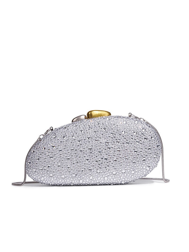Women's Fashion Diamond Chain Party Clutch Good-looking Bags
