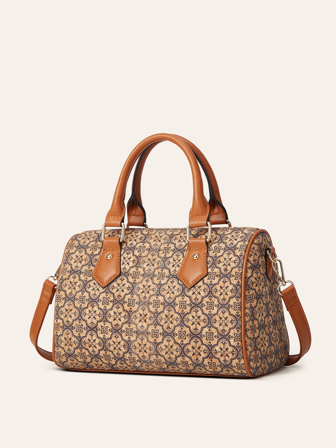 Women's Vintage Soft Wood Grain Printing Ethnic Bags