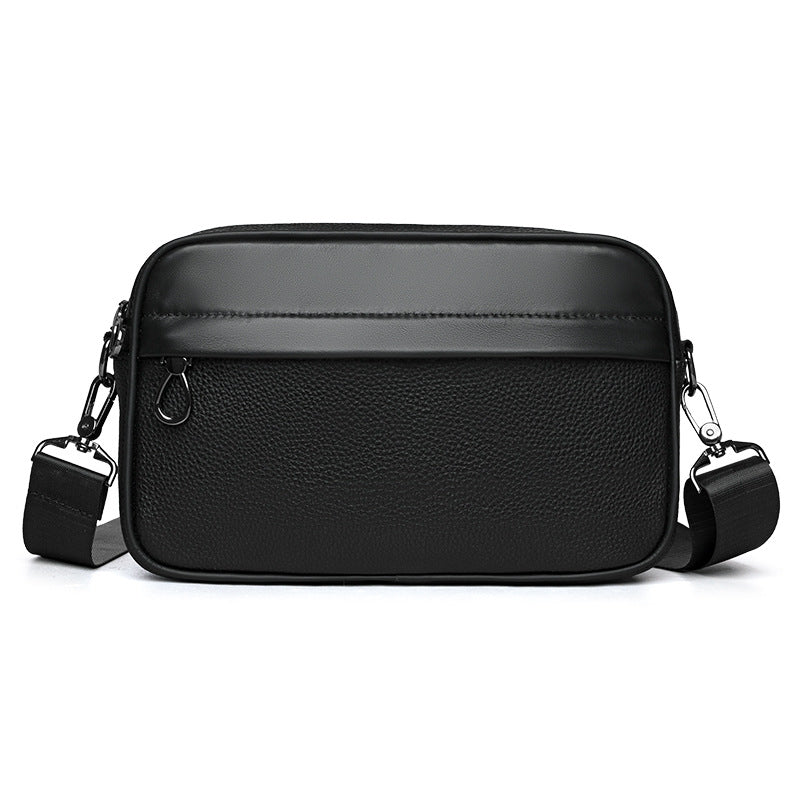 Creative Attractive Men's Simple Trendy Cowhide Men's Shoulder Bag