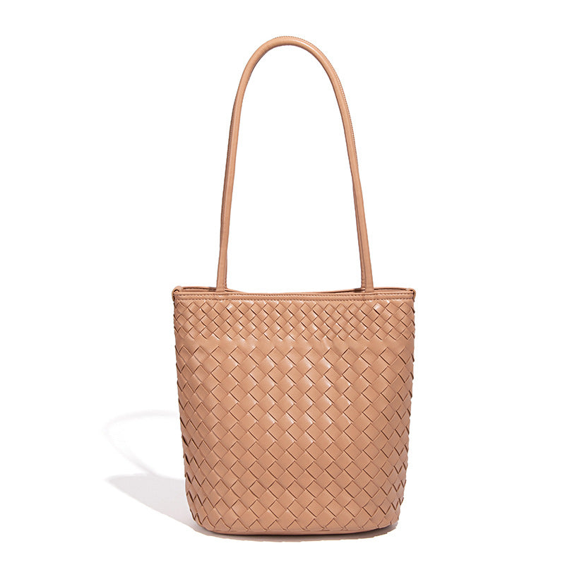 Female Niche Woven High Sense Fortune Commuting Tote Bag