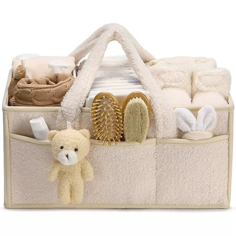 Storage Cabas Large Capacity Felt Portable Versatile Mummy Bag