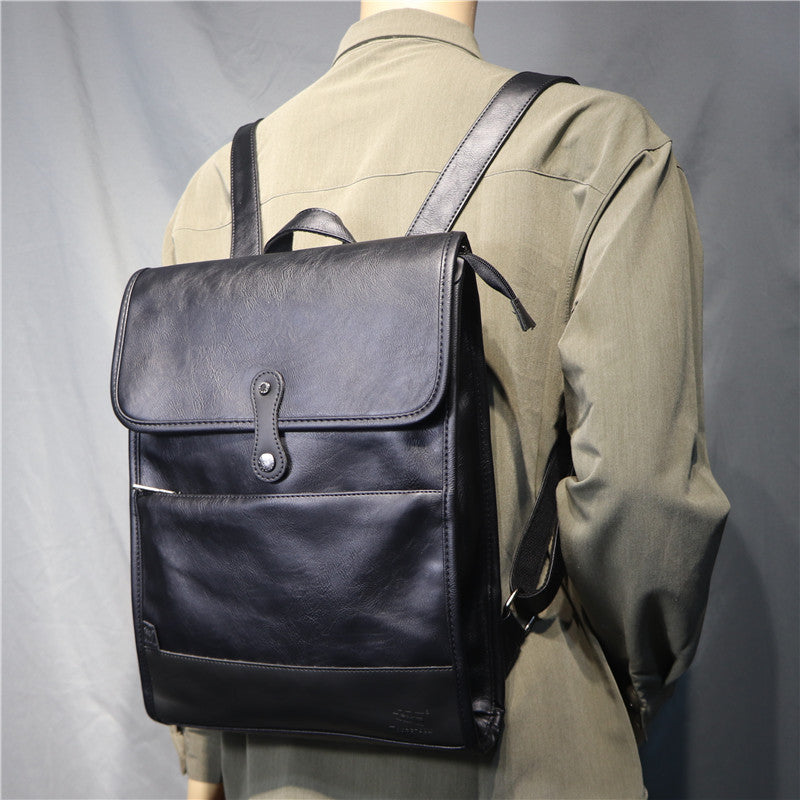 Men's Three Boxes Fashion Campus College Style High Universal Backpack