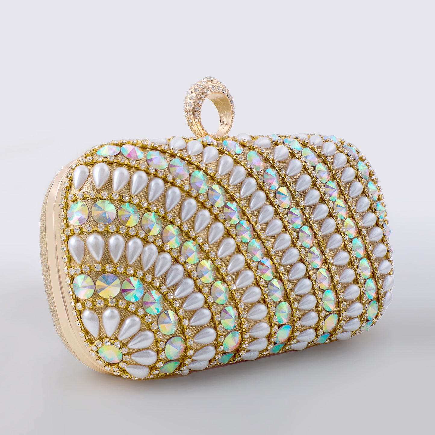 Women's Rhinestone Diamond Box Suitable For Wedding Party Dinner Bag