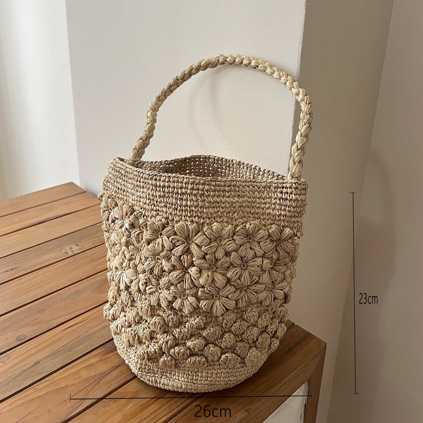 Women's Raffia Woven Summer Seaside Vacation Style Women's Shoulder Bag