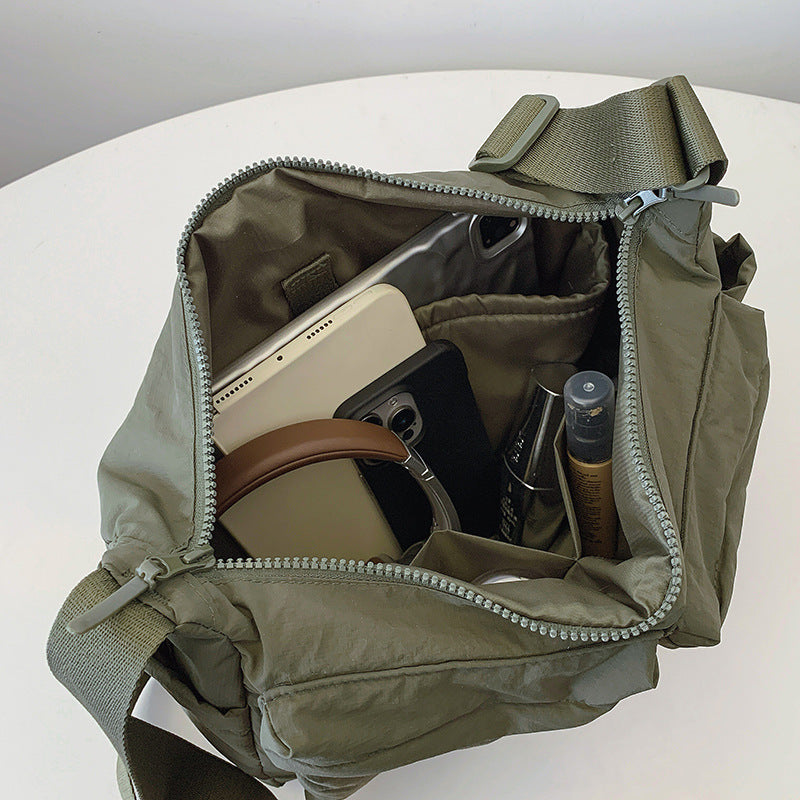Women's & Men's Simple Nylon Cloth Large Capacity Totes Bags