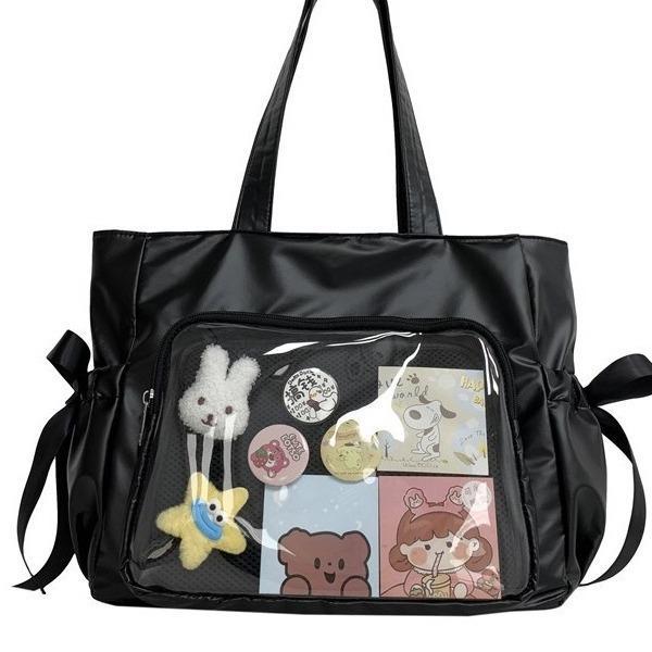 Butterfly Cartoon Double-sided Transparent Carrying Easy Matching Tote Bags