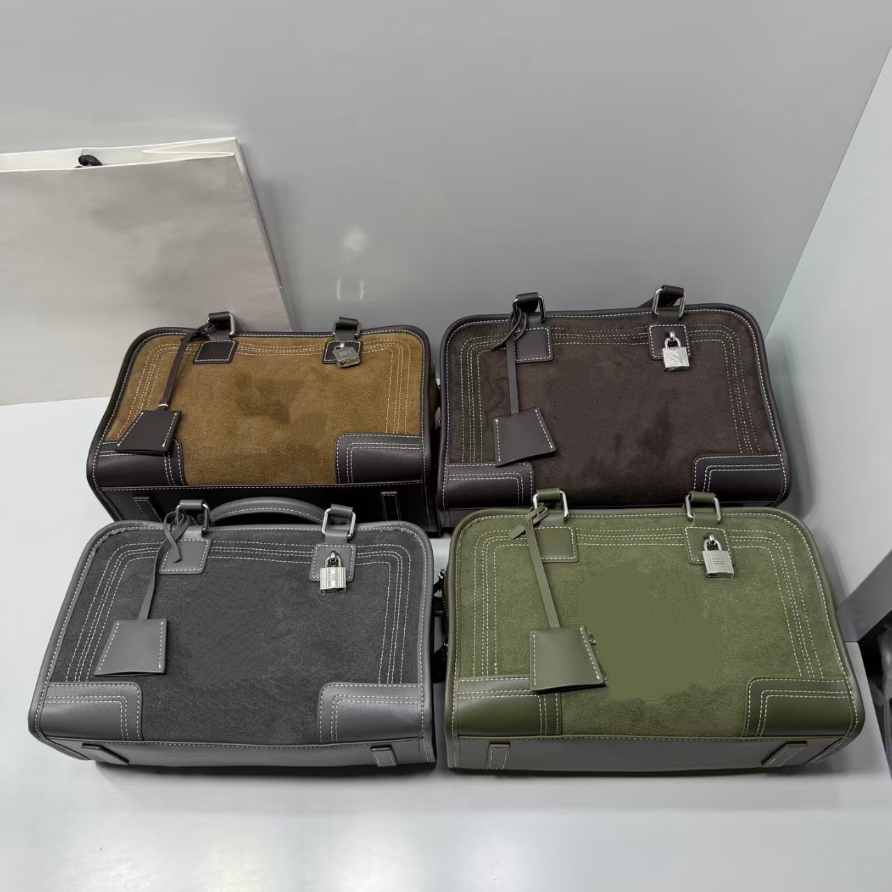 Women's Luo Retro Large Capacity Versatile Korean Men's Handbags