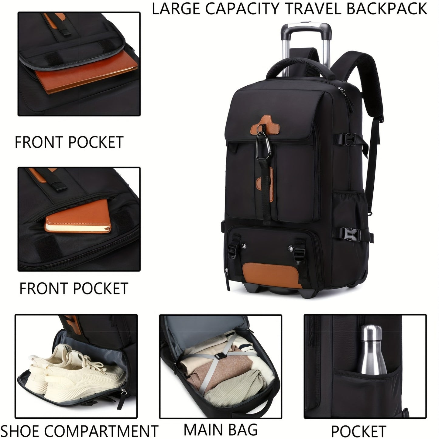 Oxford Cloth Lightweight Large Capacity High-grade Leisure Backpack