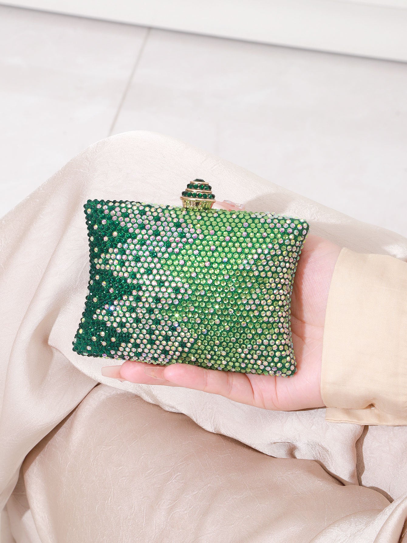 Dinner Rhinestone All Match Dress Diamond Women's Clutch
