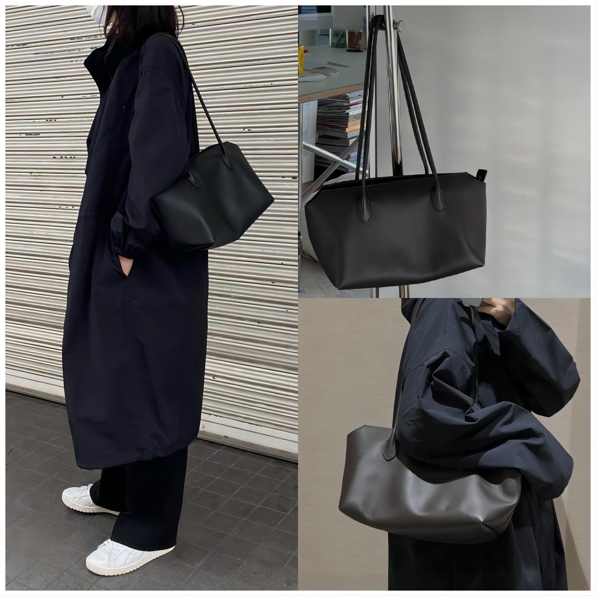 Women's Genuine Leather Minimalist Style Easy Matching Large Capacity Underarm Women's Handbag