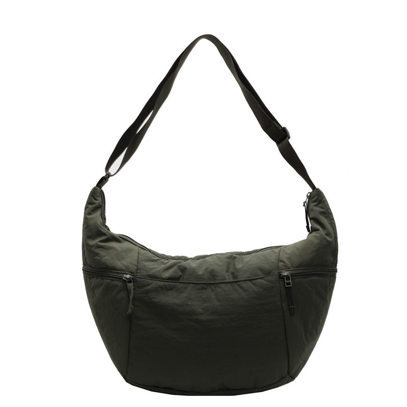 Women's Dumpling Large Capacity Croissant Commuter Nylon Women's Messenger Bag