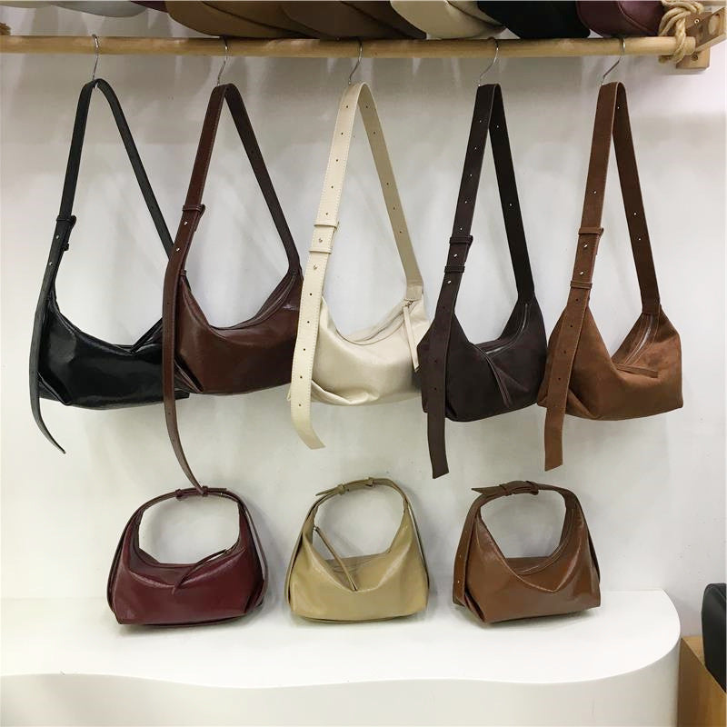 Cabinet Niche Minimalist Soft Texture Dumplings Underarm Women's Handbag