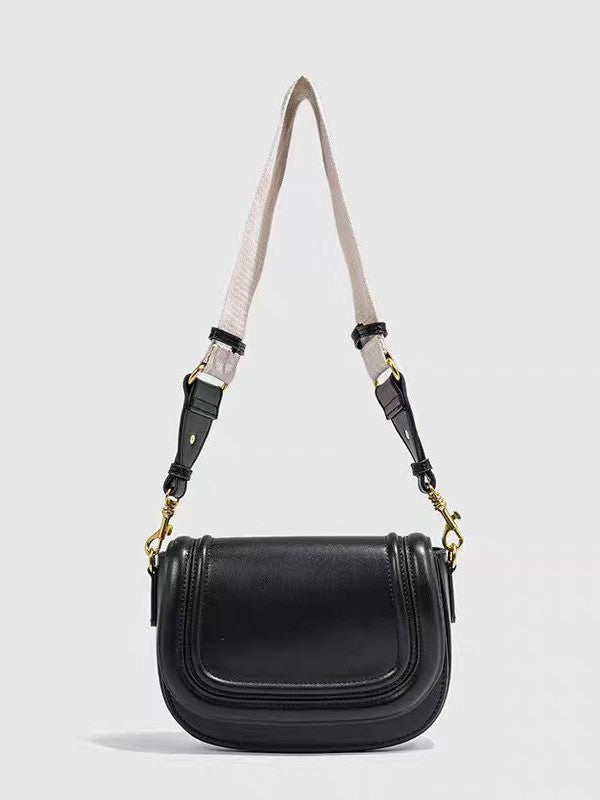 Elegant Fashion Saddle Trendy High-grade Underarm Women's Handbag