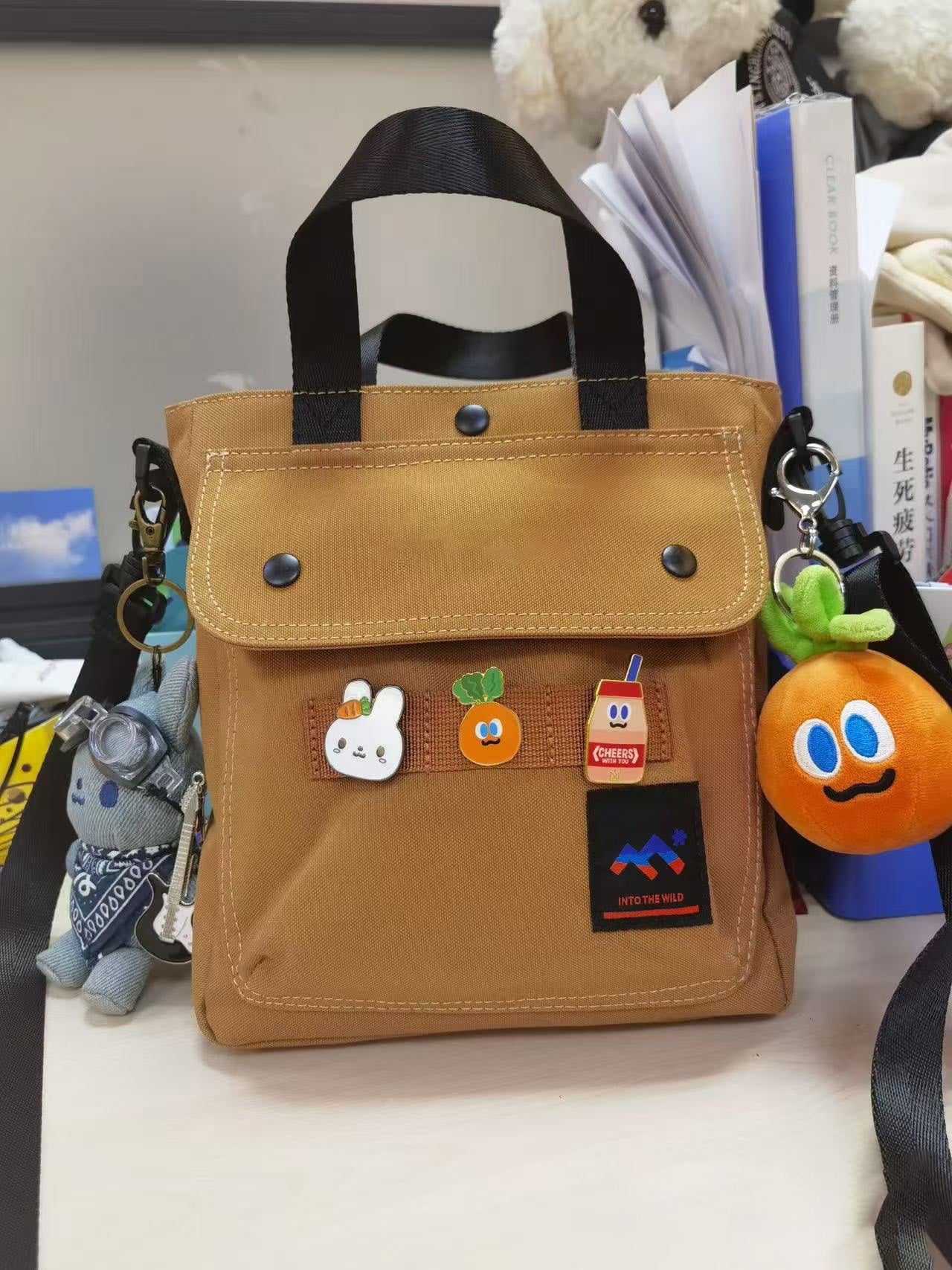 Innovative Attractive Durable Portable Canvas Unisex Shoulder Bags