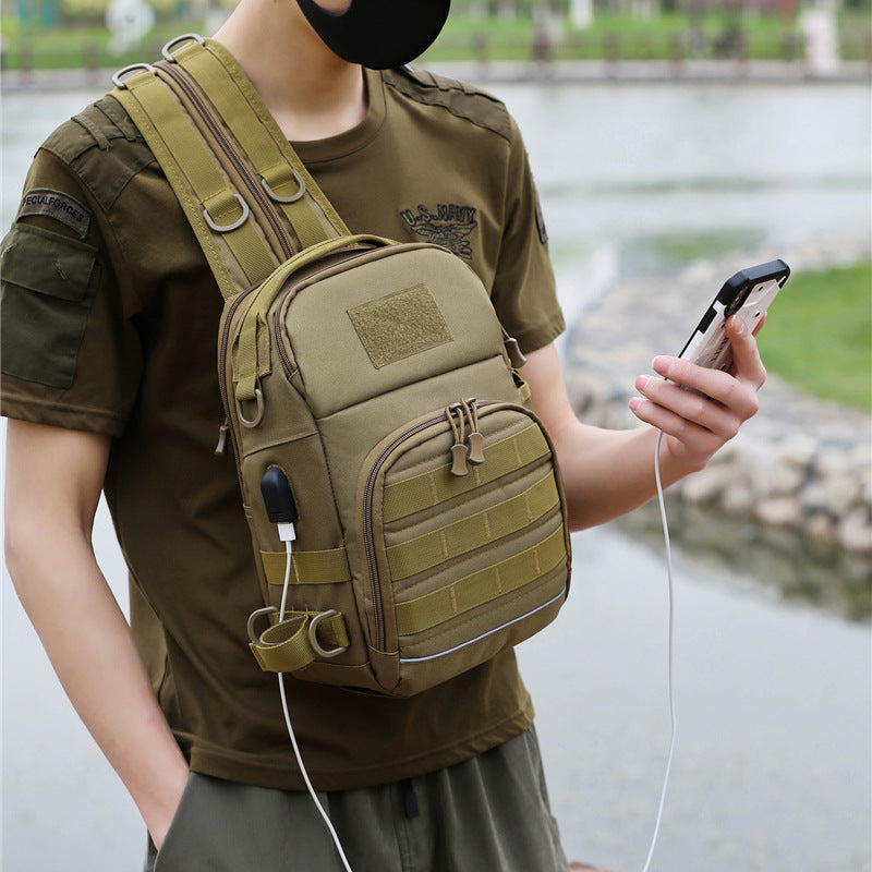 Pretty Men's Tactics Large Capacity Camouflage Outdoor Camouflage, Military Fan Bag