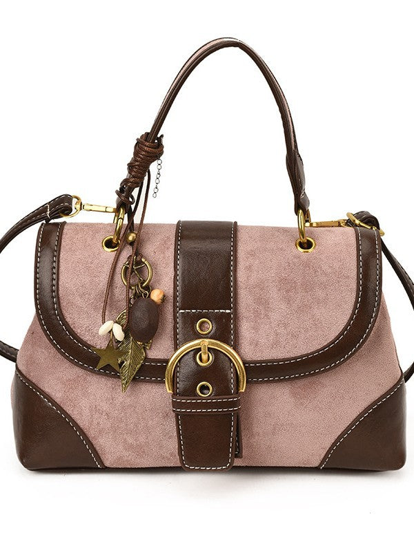 Women's Suede Portable Saddle Fashion Advanced Texture Bags