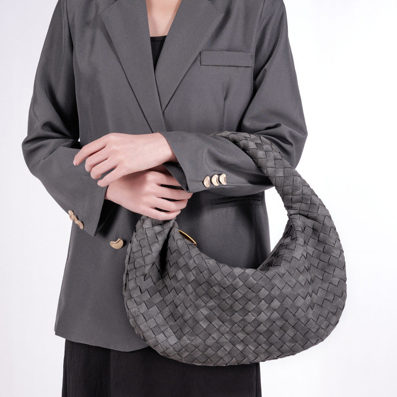 Women's Cloud Dumpling Underarm Large Capacity Croissant Knotted Women's Handbag