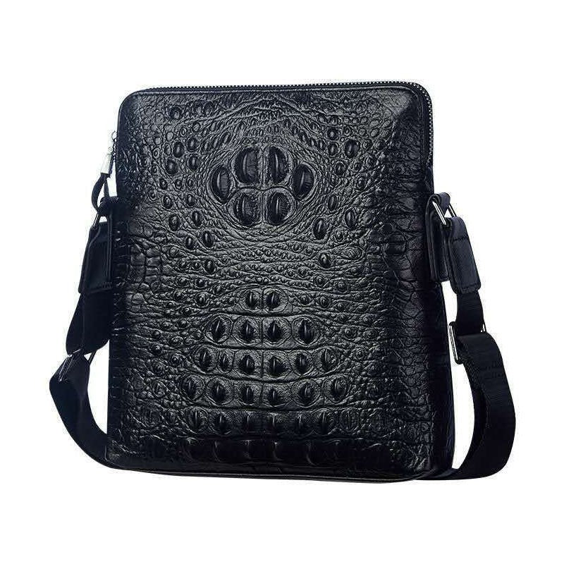 Slouchy Men's Cowhide Leather Fashion Pannier Men's Messenger Bags