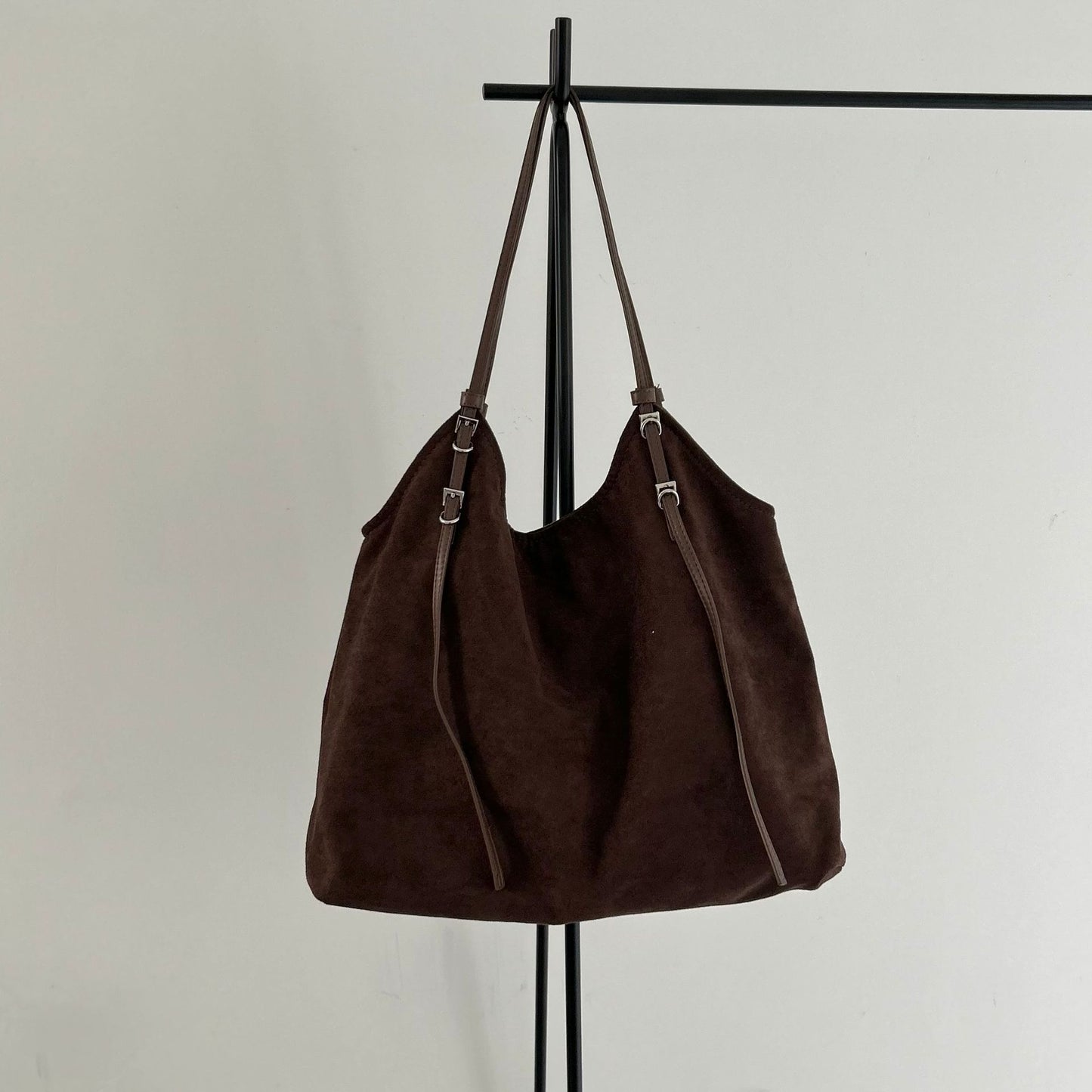 Women's Korean Suede Retro Lazy Loose Feeling Large Women's Handbag