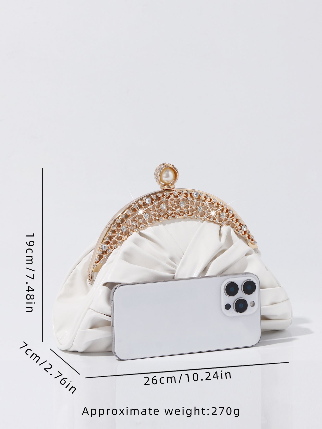 Women's Clutch Rhinestone Chain Dress Garment Bridal Bags