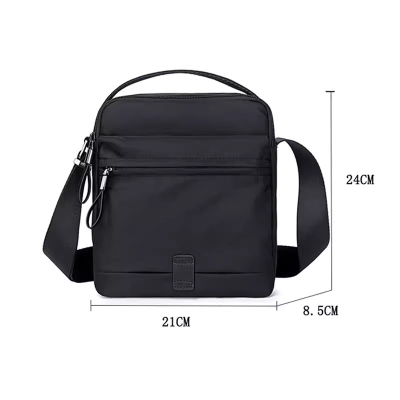 Men's Portable Summer Fashion Nylon Oxford Cloth Men's Shoulder Bag