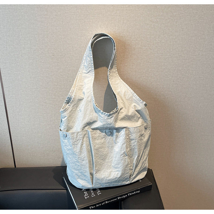 Women's Pleated Korean Style Commuter Underarm Large Women's Shoulder Bag
