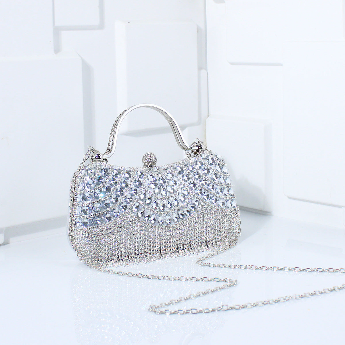 Fashion Diamond Tassel Chain High-grade Versatile Evening Bags