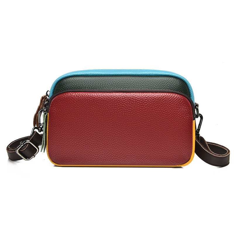 Women's Fashion Simple First Layer Soft Cowhide Women's Leather Bag