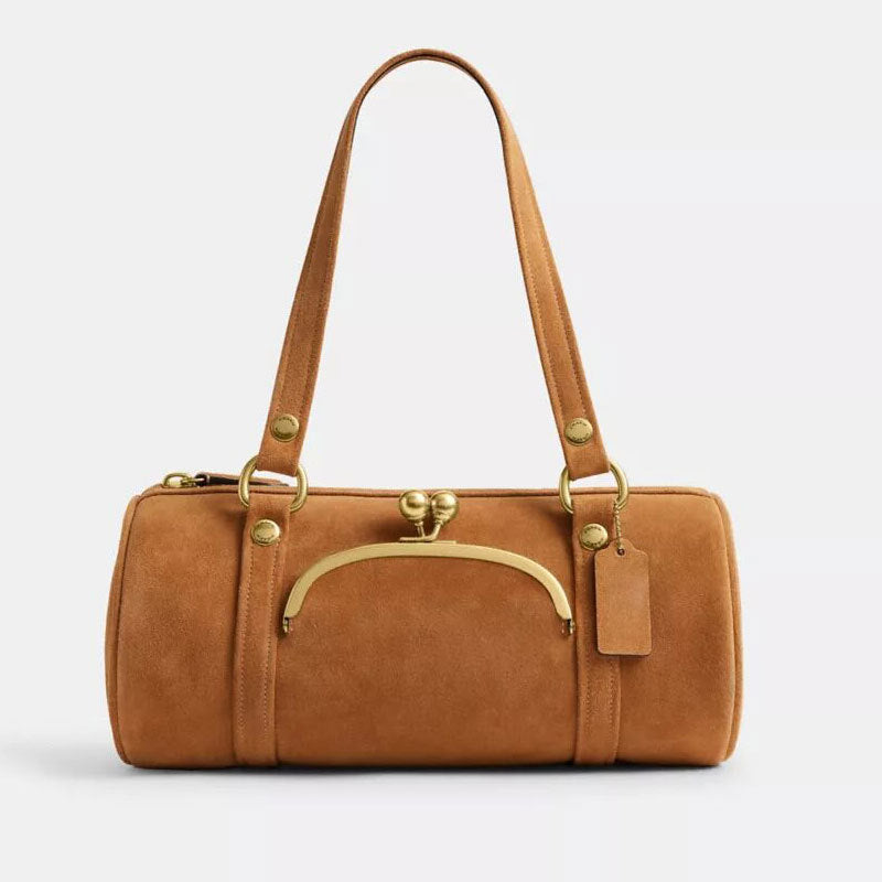Women's Light Luxury High-grade Underarm Portable Trendy Frosted Boston Women's Shoulder Bag