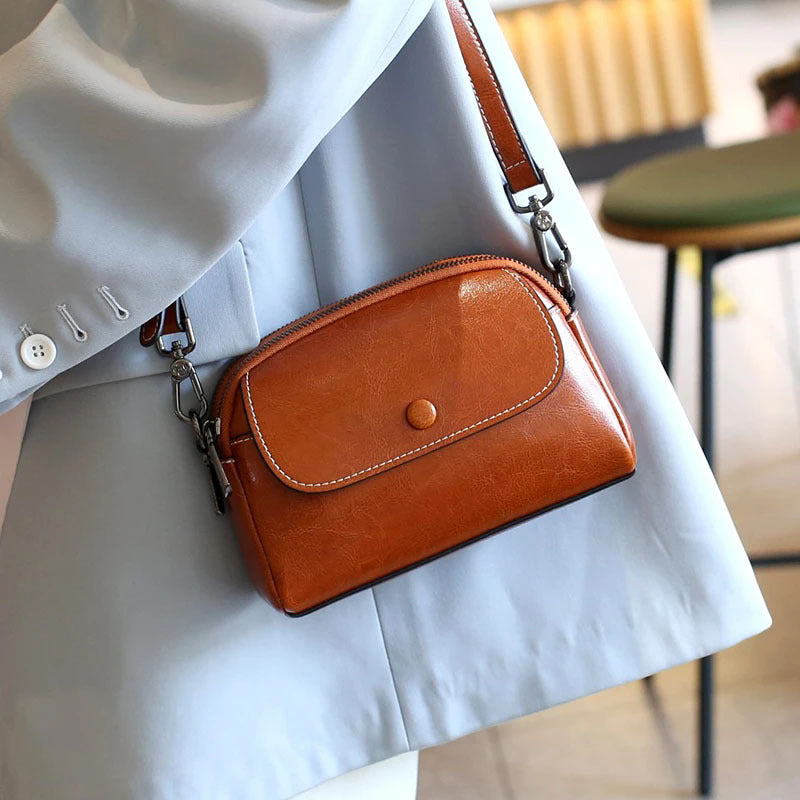 Women's Leather For Woman Fashion Mobile Versatile Women's Shoulder Bag
