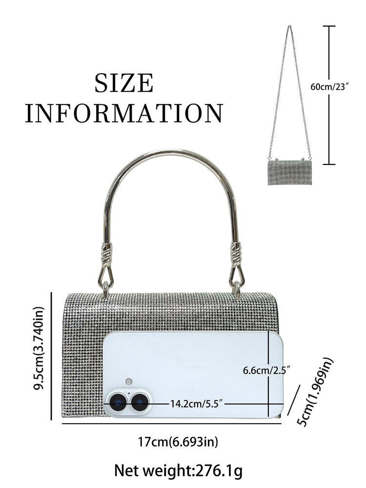 Women's Diamonds Niche Rhinestone Clutch Wedding Banquet Bags