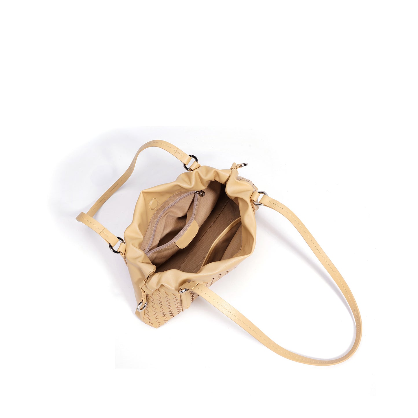 Genuine Leather Fashion Classic Pleated Design Premium Bags